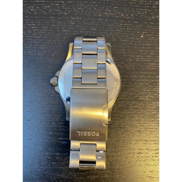 Fossil Men's Nate Grey Dial Stainless Steel Watch - Picture 4 of 4